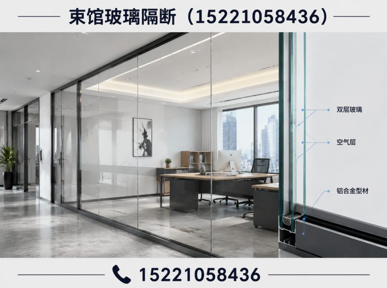 黄浦区双层玻璃隔断展示图